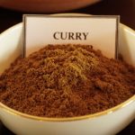 Curry spice in a bowl