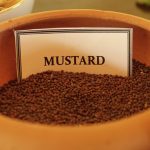 Herbal Demonstration mustard seed in a bowl