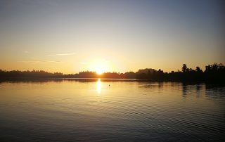 Sonnenaufgang auf dem See